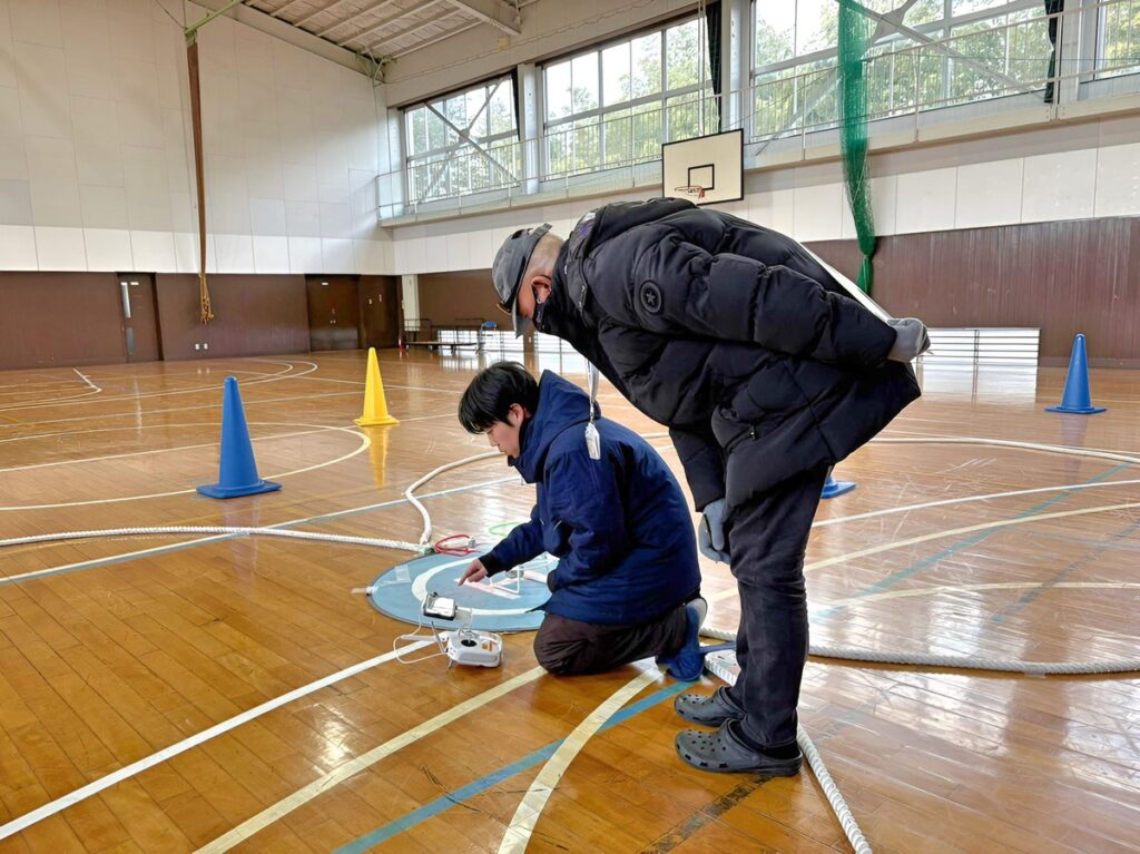「飛行前点検・システム」パラメーター確認。リモートID・スティックモード・バッテリー残量・セルの目視