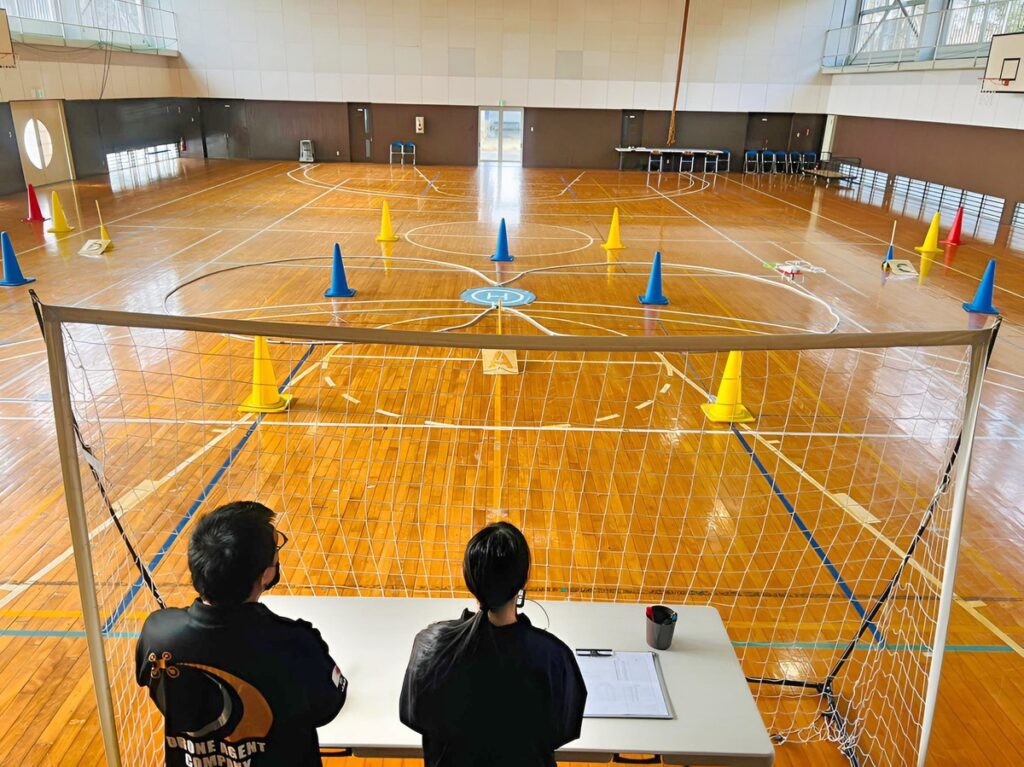 8の字飛行中。全ての技能技術が詰まった飛行形態となります。最も難操舵となります