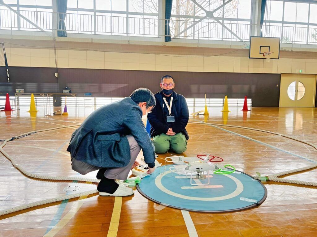 「飛行前点検」システムパラメーターを目視確認。最終点検になります。修検を想定した訓練です