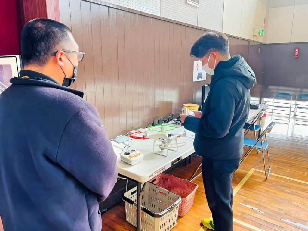 「飛行前点検」16大項目を目視緩衝点検。1つ抜けると-10点となります