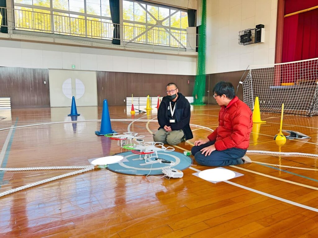 機体電源入力ON。システムパラメーター(リモートID・スティックモード・バッテリーセル)を確認