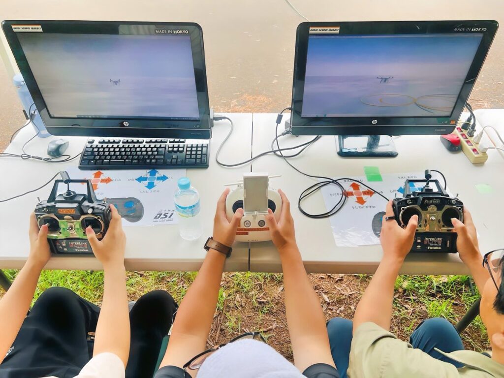 ドローン操縦シミュレーター訓練|無人航空機操縦士講習の操縦トレーニング|DSIドローンビジネススクール茨城