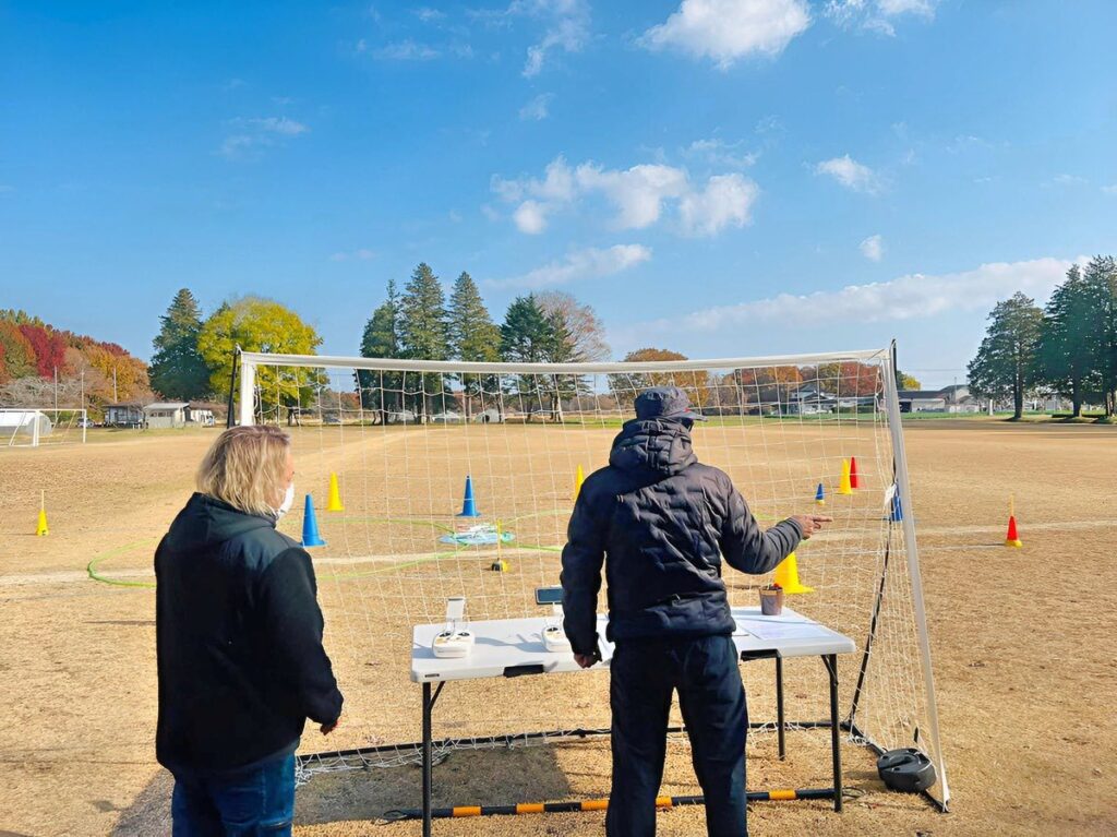 屋外ドローン飛行訓練コース|無人航空機操縦士技能証明更新講習の実技訓練|DSIドローンビジネススクール茨城