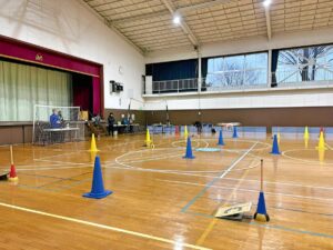 「実技審査」高度1.5m8の字飛行2周。最も難操舵